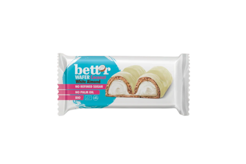 Oplatka - kokosovým krém a mandle BIO - VEGAN - Bett'r 33g