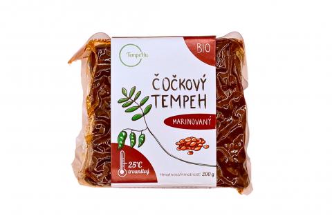 Tempeh trvanlivý ČOČKOVÝ MARINOVANÝ BIO - TempeHu 200g