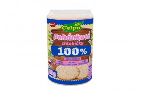 Celozrnné chlebíčky pohankové s mořskou solí - Celpo 80g