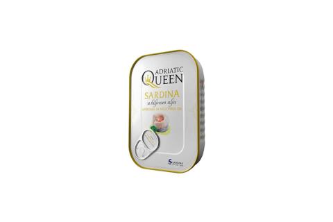 Sardinky v rostlinném oleji - Queen Adriatic 105g