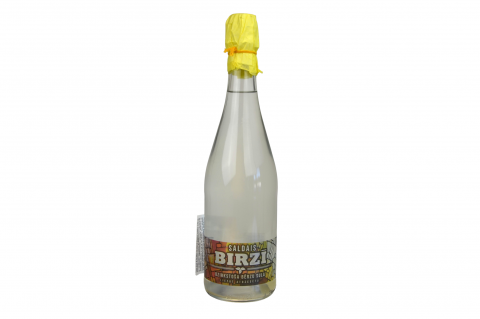 Březová míza perlivá SLAZENÁ výtažky ze stévie - BIRZI 750ml