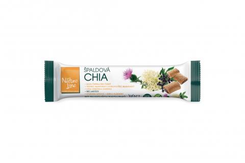 Špaldové sušenky s CHIA a náplní z bezu černého bez laktózy - NatureLine 65g