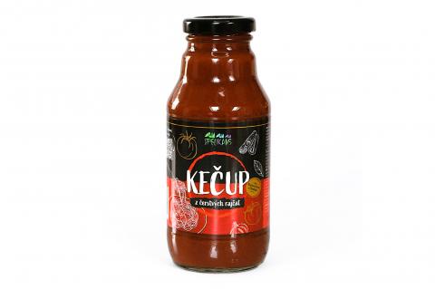 Kečup z čerstvých a zralých rajčat - VEGAN - The Pelikans 360g