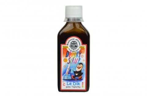 Dětský bylinný sirup LeDík pana Teplotky - doplněk stravy - Klášterní officína 200ml