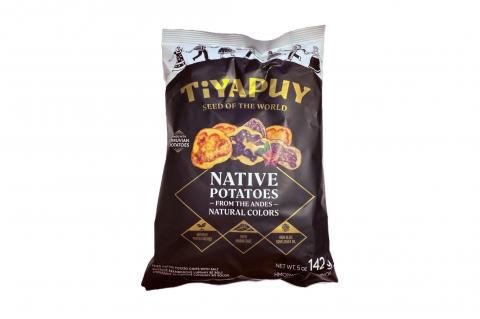 Peruánské bramborové lupínky / chipsy - TIYAPUY 142g