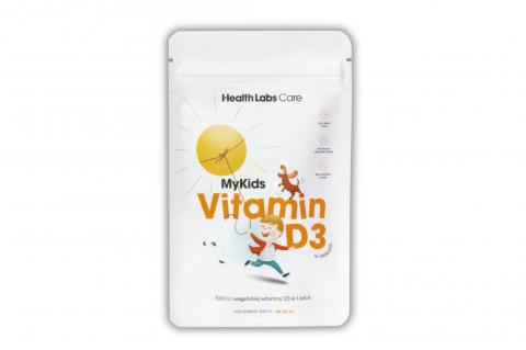 Bonbóny s vitamínem D pro děti 60 tablet - Health Labs Care 125g