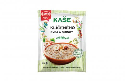 Kaše z klíčeného ovsa a quinoy OŘÍŠKOVÁ - Semix 65g
