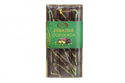 Luxusní dubajská čokoláda HOŘKÁ - Kamila Chocolates 95g