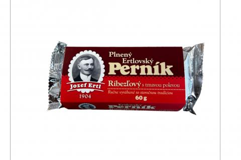 Plněný perník s tmavou polevou - RYBÍZ - Jozef Ertl 60g