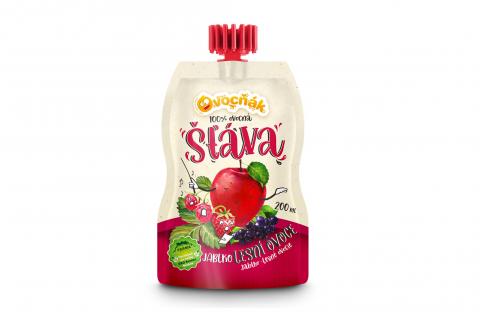 100% šťáva jablko/lesní ovoce - Ovocňák 200ml