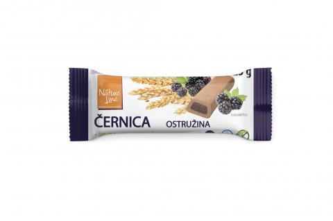 ČERNICA - celozrnné sušenky s ostružinovou náplní - Nature Line 25g