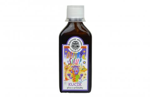 Dětský bylinný sirup Kucík - doplněk stravy - Klášterní officína 200ml