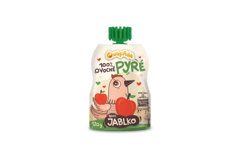 100% ovocné pyré Ovocňák jablko 120g