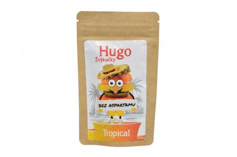 Žvýkačky Tropical bez aspartamu - Hugo 9g