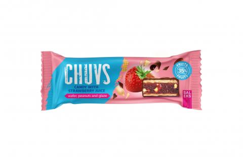 Tyčinka s ovocným pyré - JAHODA - CHUVS 30g