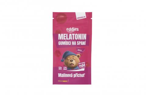Gumídci na spaní s melatoninem malina - Eddies 30g