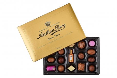 Luxusní bonboniéra Luxury Gold - Anton Berg 200g