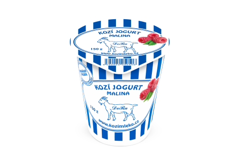 Kozí jogurt malina - DoRa 150g  