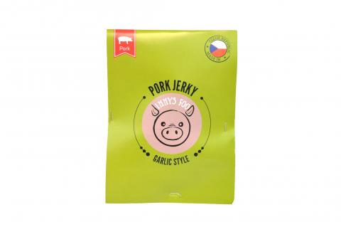 Sušené VEPŘOVÉ maso - Česnek - Jimmy's Food 25g