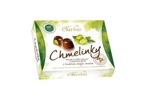 Pralinky z hořké čokolády Chmelinky - Carla 130g
