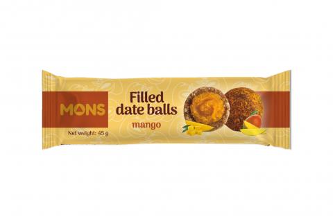Plněné datlové kuličky s mangem - VEGAN - Mons 45g
