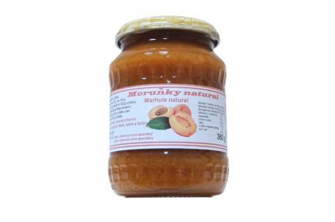 Džem MERUŇKA natural bez přidaného cukru - Zdravý věk 360g