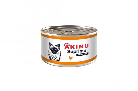 Konzerva pro KOČKY - Kuřecí svalovina bez kosti - Akinu SUPRIMO Selection 200g