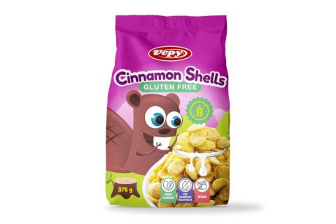 Obilné mušličky se skořičí bez lepku - VEGAN - Vepy 375g