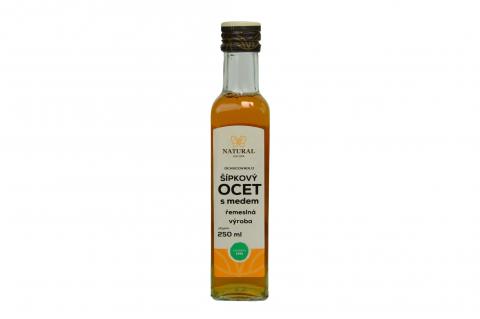 Šípkový ocet s medem - Natural 250ml