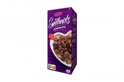 Cereální srdíčka s kakaem - NordCrunch 150g
