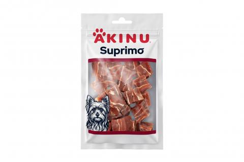 Pamlsek pro psy - Kachní měkké kostky mramorované - Akinu SUPRIMO 75g