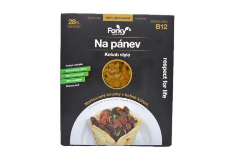 Na pánev - Kebab Style 2-3 porce - marinované kousky VEGAN - Forky´s 300g