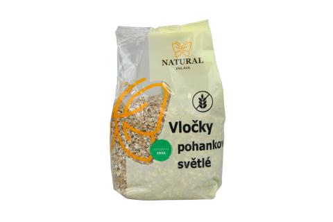 Vločky pohankové světlé instantní bez lepku - Natural 300g