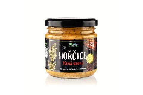 Hořčice řízná UZENÁ - The Pelikans 170g