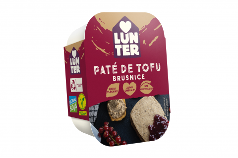 Paté de tofu - brusinka - Lunter 150g