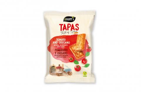 Tapas -chléb s rajčaty a oregánem, VEGAN - Snatt's 120g
