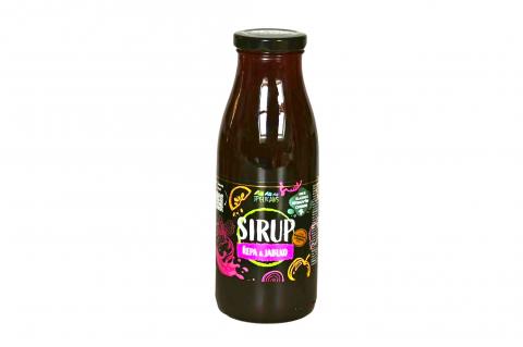 Sirup řepa - jablko s třtinovým cukrem - The Pelikans 500ml