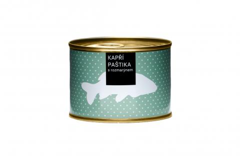 Kapří paštika bez lepku - s rozmarýnem - Farma Poříčí 190g