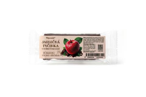 Jablečná tyčinka v HOŘKÉ čokoládě - Trutna 44g