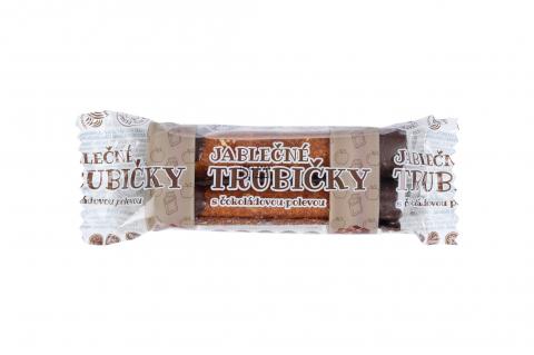 Jablečné trubičky s čokoládovou polevou - bez lepku - Trutna 24g