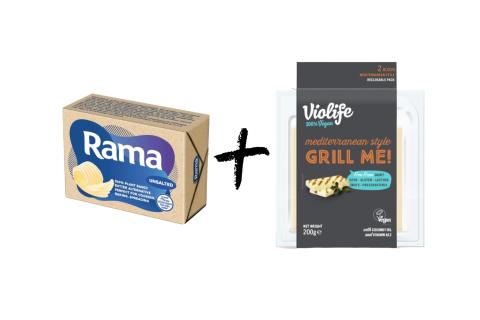 AKCE 1+1 Rama 100% rostlinná alternativa + Grill me! 450g