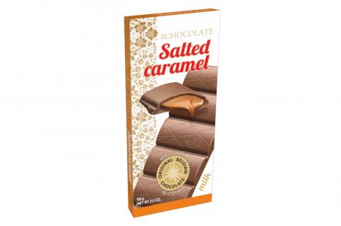Čokoláda mléčná Slaný karamel - T-Severka 100g