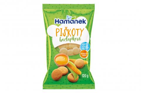 Bezlepkové piškoty - Hamánek 120g