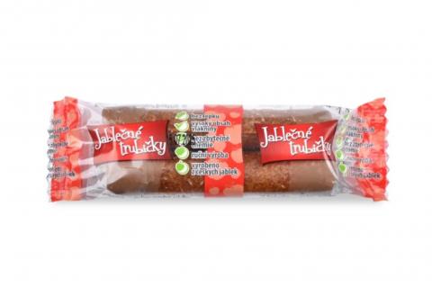 Jablečné trubičky s karobovou polevou - bez lepku - Trutna 24g