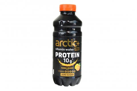 Funkční voda nesycená - PROTEIN mango a pomeranč - zero sugar - Arctic+ Pro 600ml