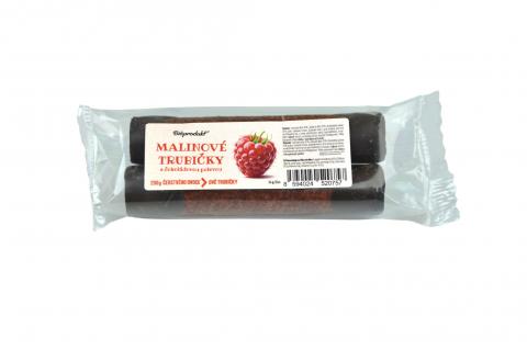 Malinové trubičky s čokoládovou polevou - Trutna 24g