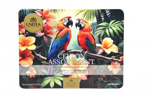 Kolekce černého a zeleného cejlonského čaje (plech) - Unitea 2gx36 