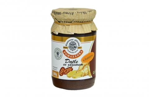 Ovocná pomazánka DATLE - ZÁZVOR - Klášterní officína 300g