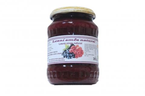 Džem LESNÍ SMĚS natural bez přidaného cukru - Zdravý věk 360g