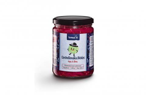CzechoSlovakia pickels - řepa a křen - Ferment it! 490g